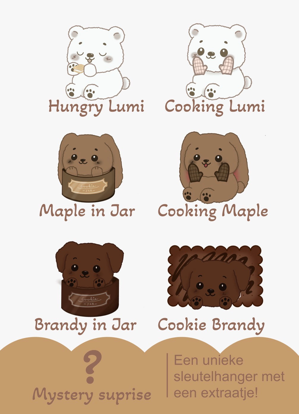 Cookie Blind Box Keychain