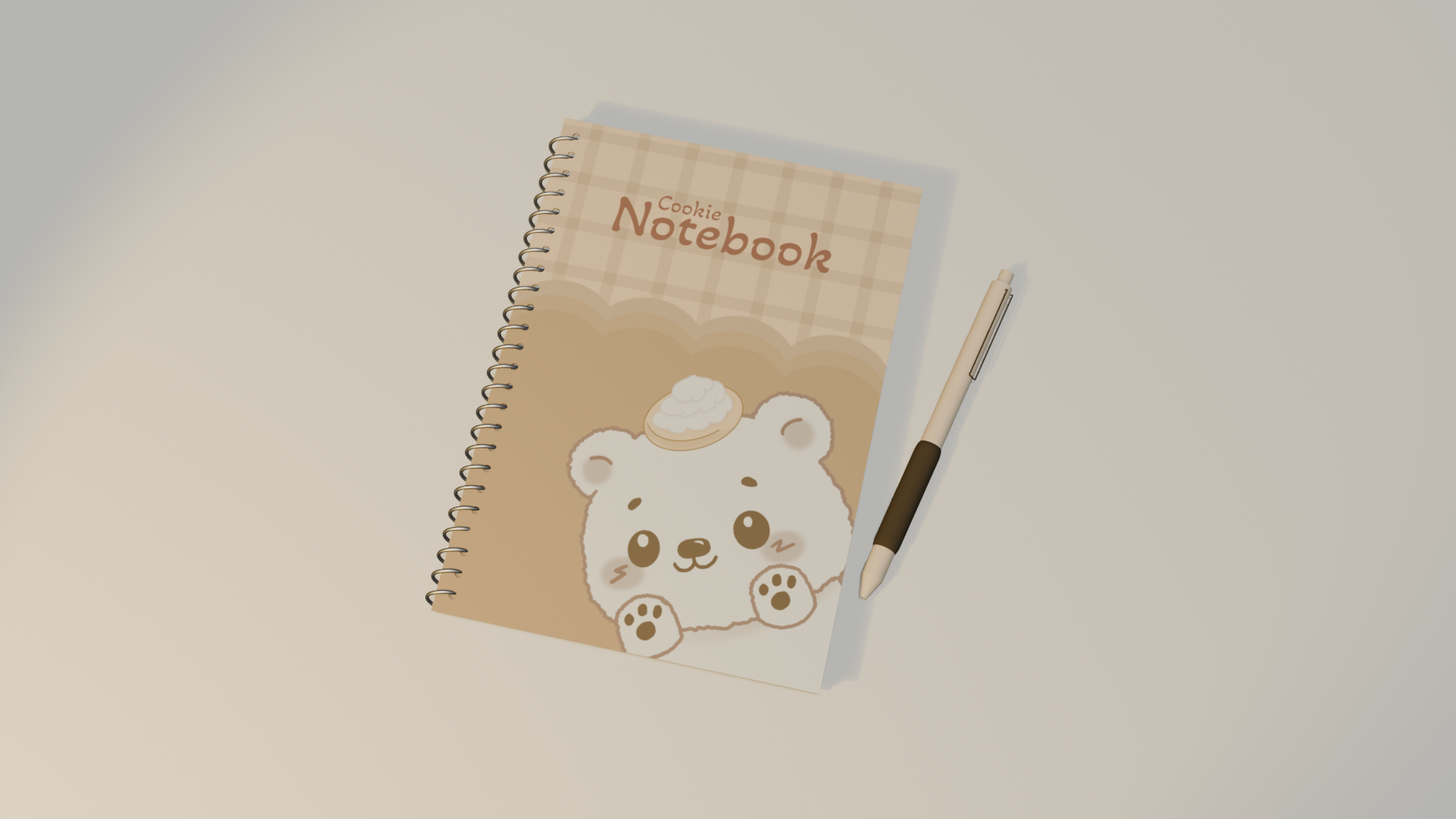 Cookie Notitieblok + Balpen