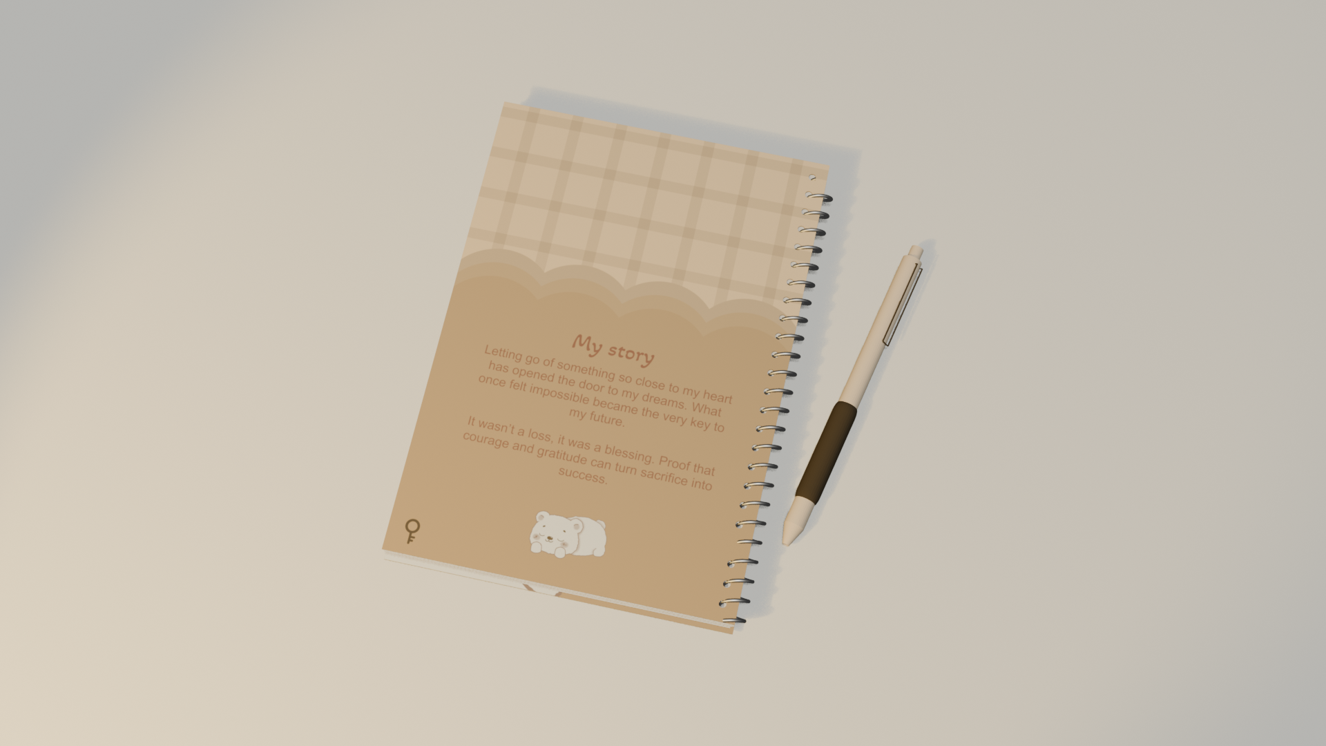 Cookie Notitieblok + Balpen