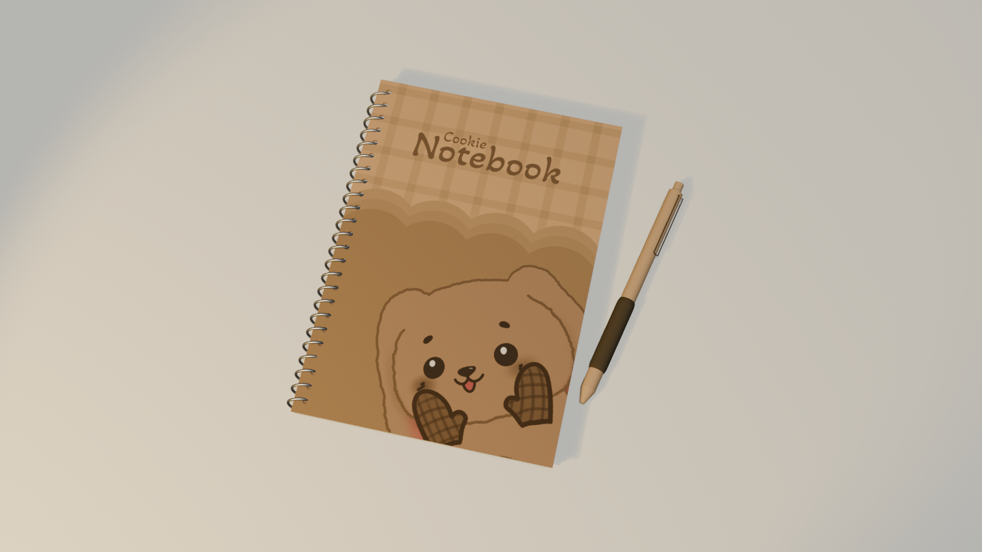 Cookie Notitieblok + Balpen