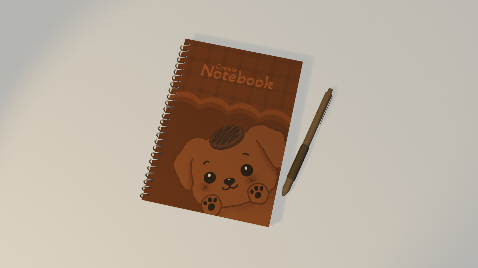 Cookie Notitieblok + Balpen